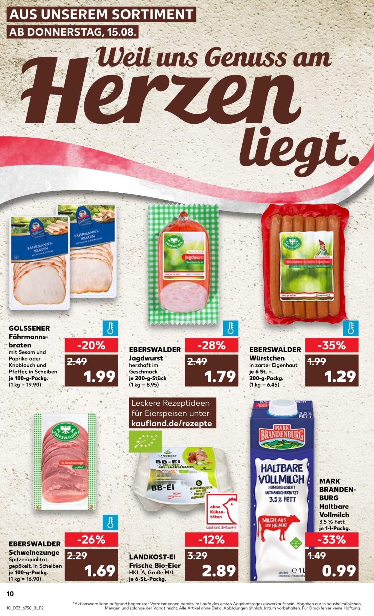 Kaufland Prospekte  - 15.08.2024 - 21.08.2024. Seite 10