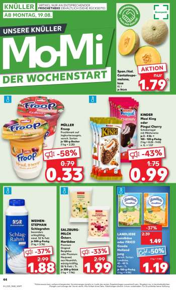 thumbnail - KINDER Maxi King oder Pingui Cherry