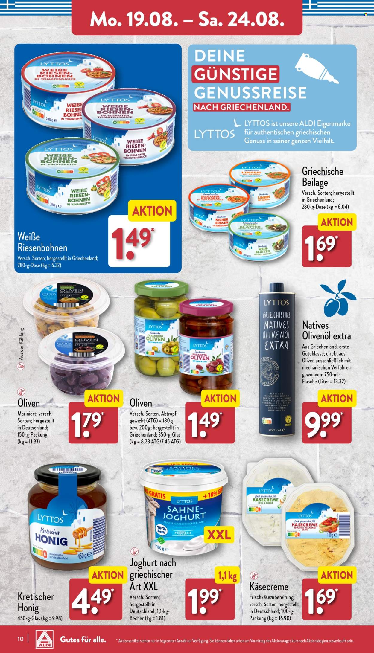 ALDI Nord Prospekte  - 19.08.2024 - 24.08.2024. Seite 10