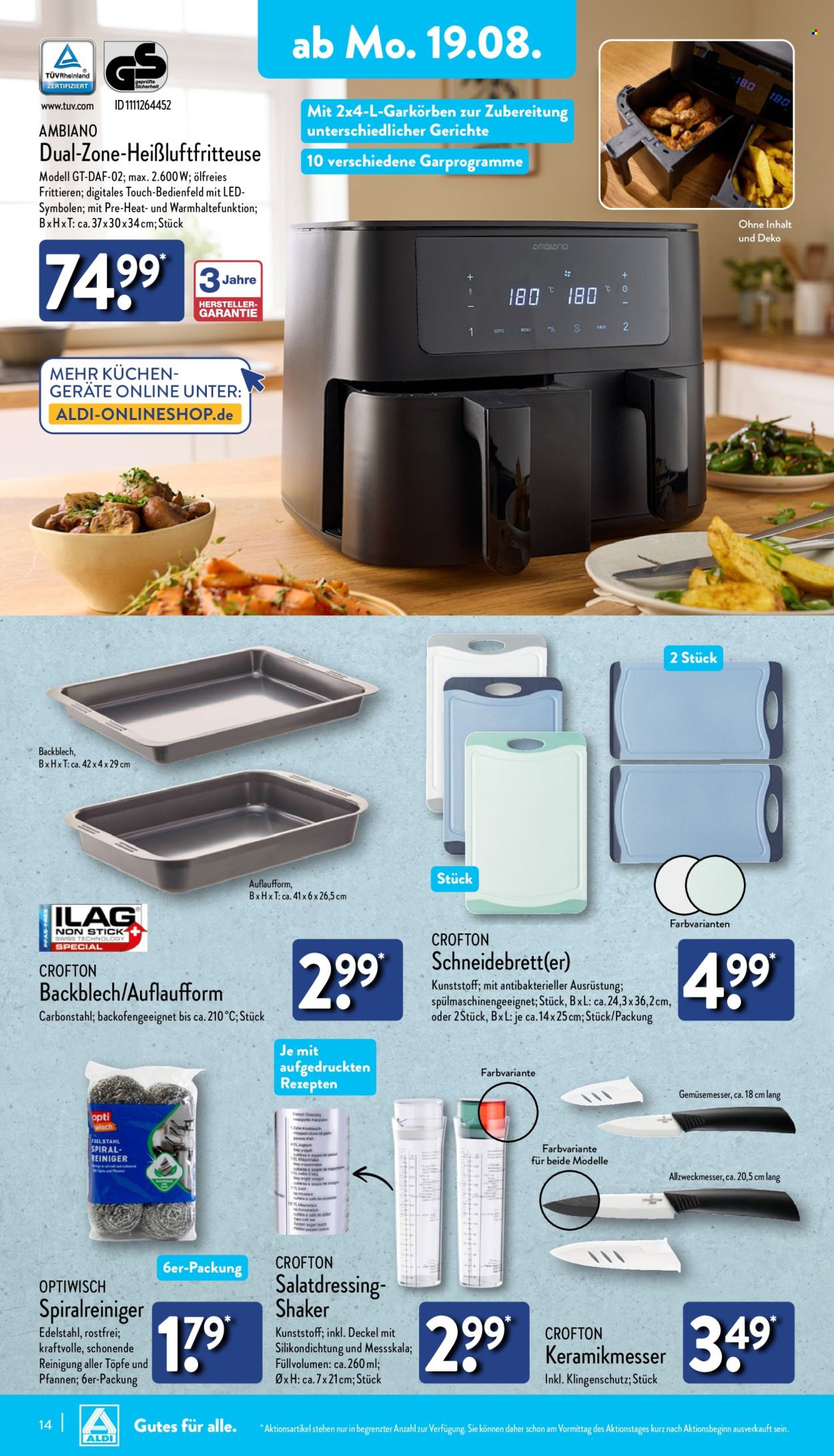 ALDI Nord Prospekte  - 19.08.2024 - 24.08.2024. Seite 14