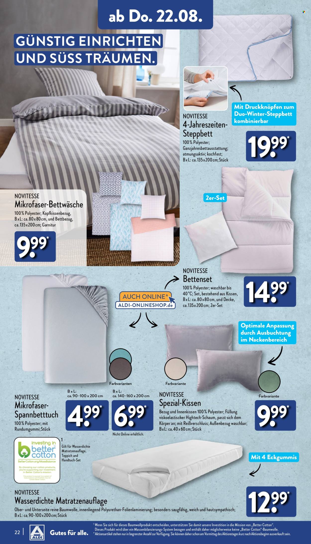 ALDI Nord Prospekte  - 19.08.2024 - 24.08.2024. Seite 22