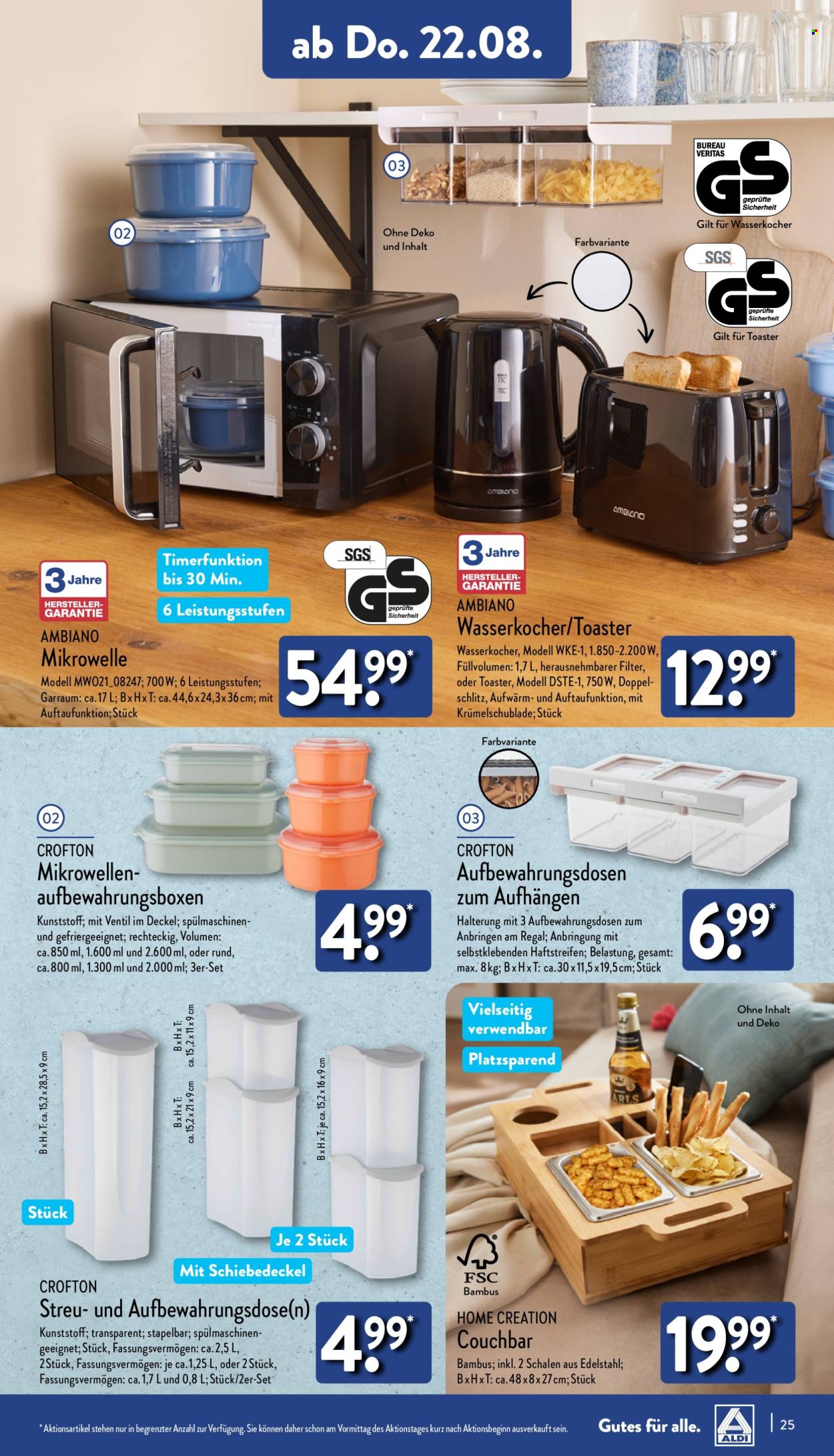 ALDI Nord Prospekte  - 19.08.2024 - 24.08.2024. Seite 25