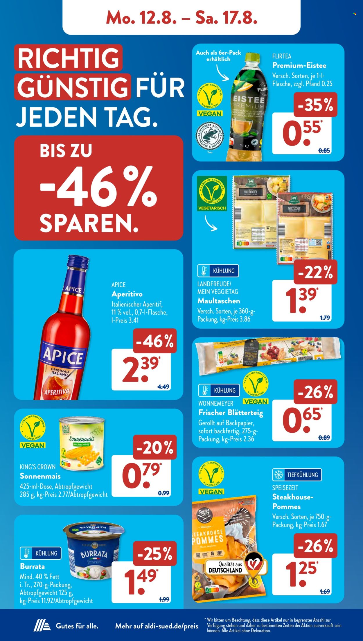 ALDI SÜD Prospekte  - 12.08.2024 - 17.08.2024. Seite 6