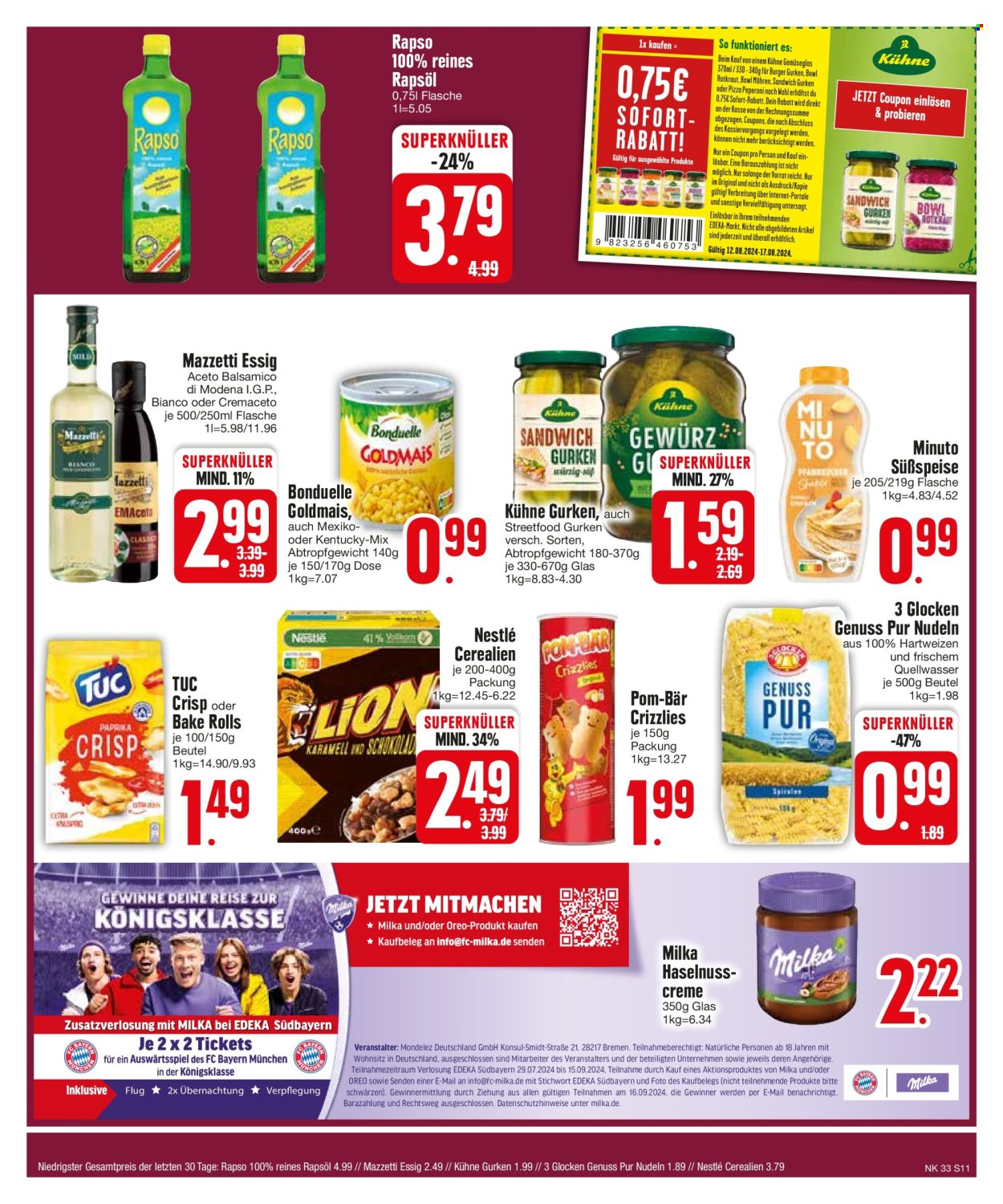 Edeka Prospekte  - 12.08.2024 - 17.08.2024. Seite 13