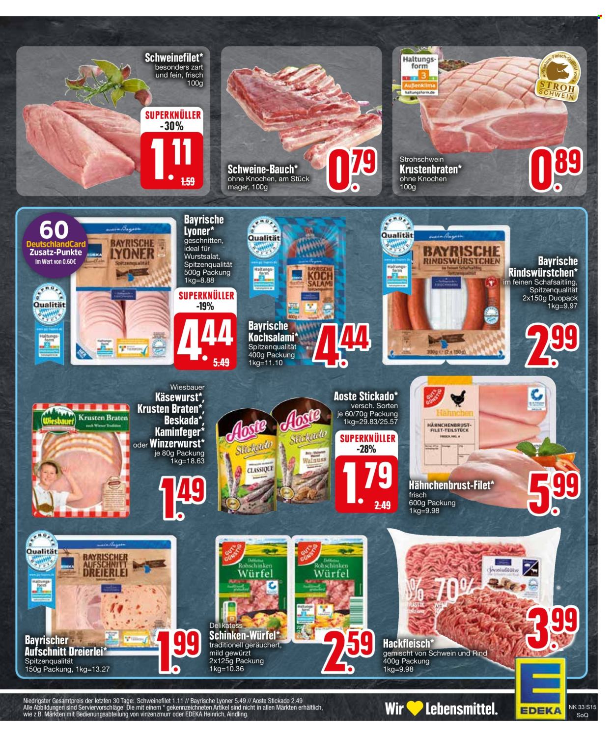 Edeka Prospekte  - 12.08.2024 - 17.08.2024. Seite 17