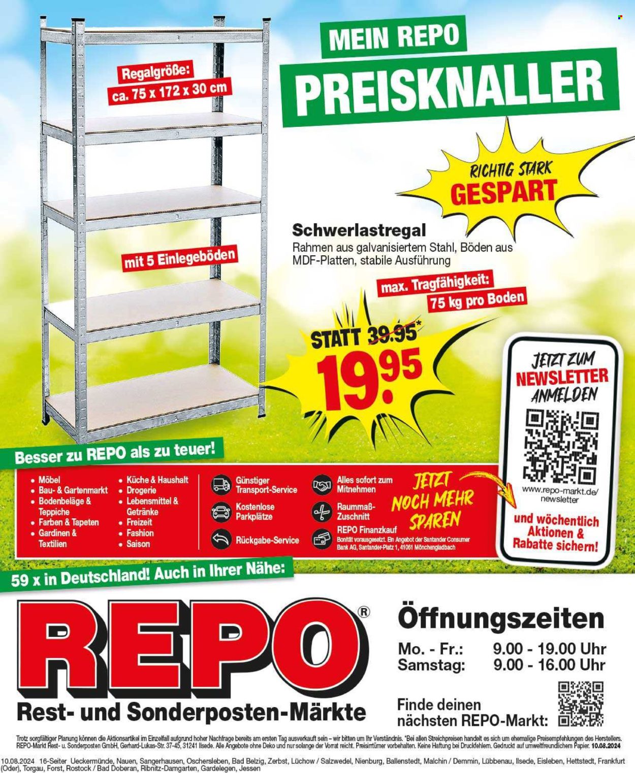 Repo Prospekte  - 12.08.2024 - 17.08.2024. Seite 16