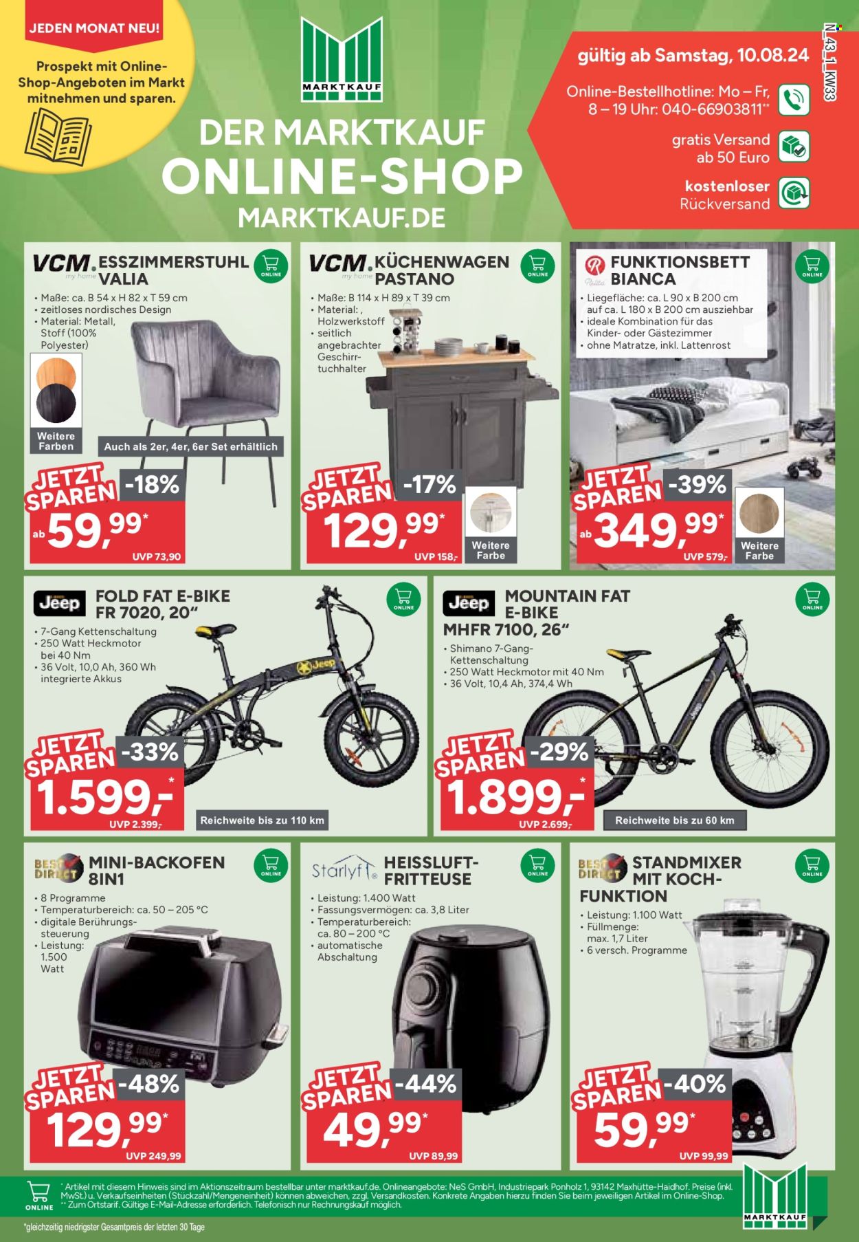 Marktkauf Prospekte  - 12.08.2024 - 17.08.2024. Seite 43