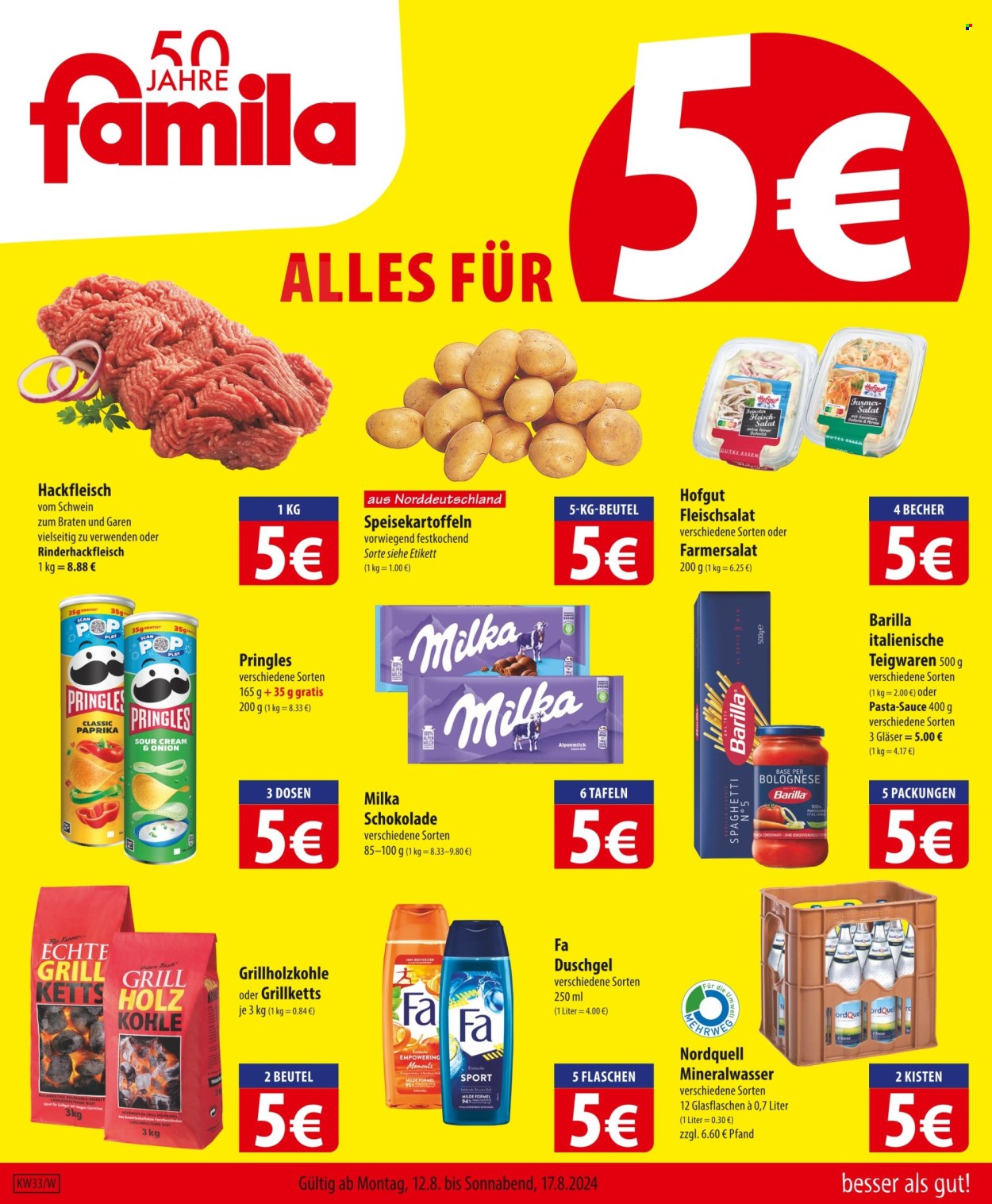 famila Prospekte  - 12.08.2024 - 17.08.2024. Seite 1