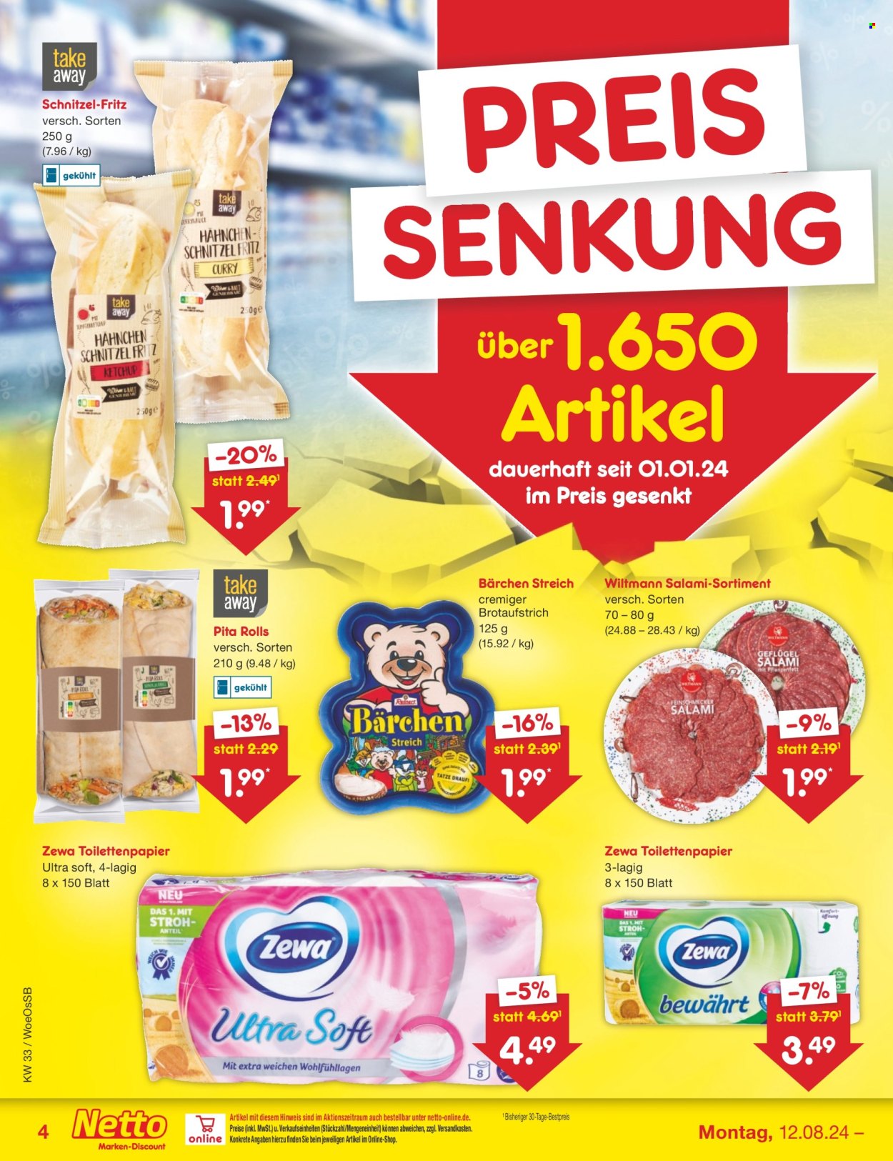 Netto Marken-Discount Prospekte  - 12.08.2024 - 17.08.2024. Seite 4