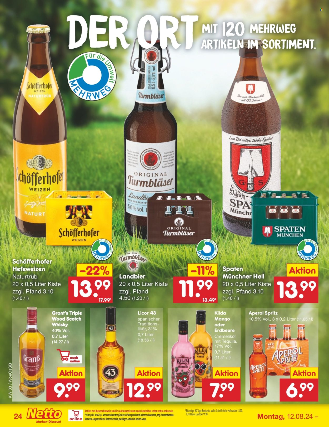 Netto Marken-Discount Prospekte  - 12.08.2024 - 17.08.2024. Seite 30