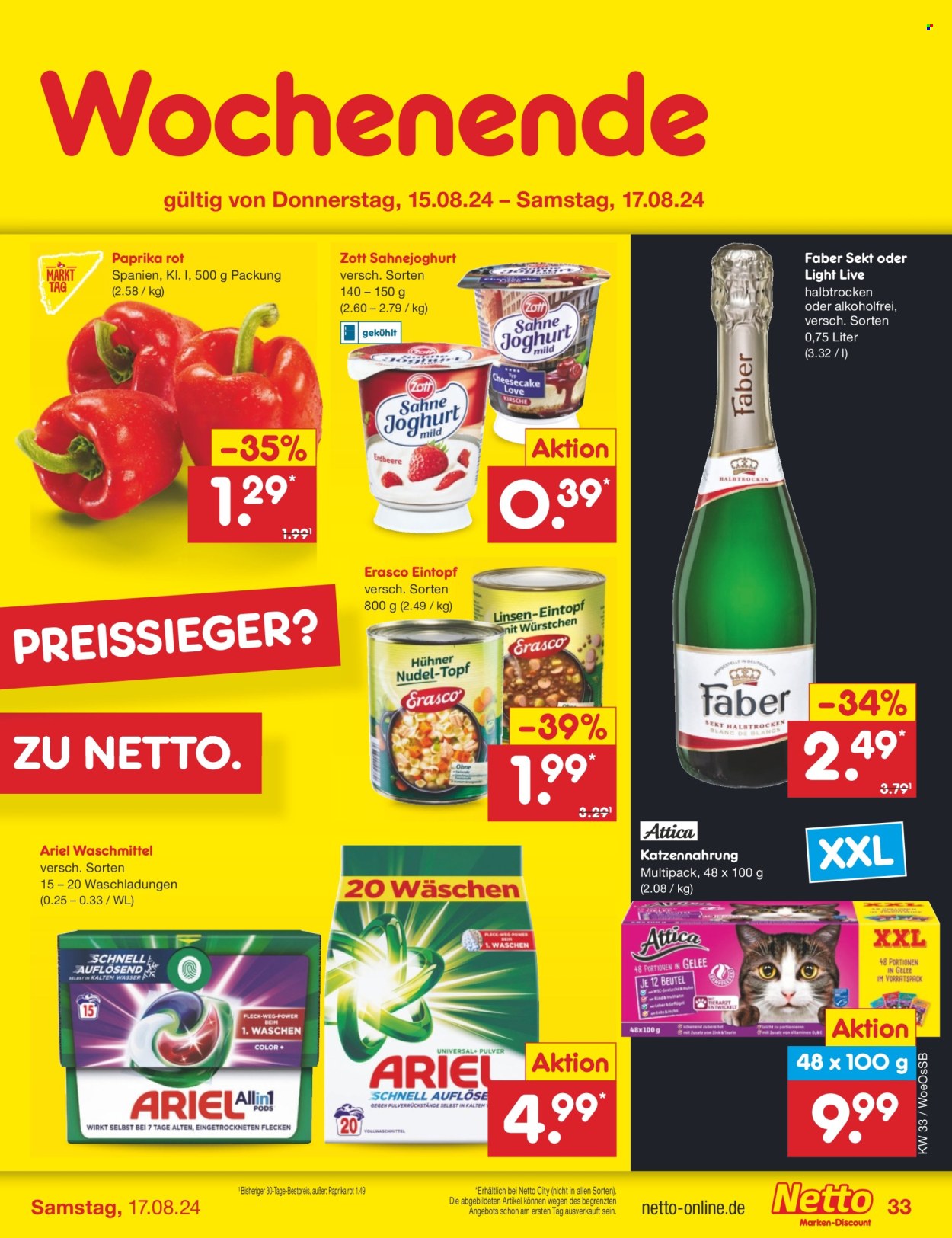 Netto Marken-Discount Prospekte  - 12.08.2024 - 17.08.2024. Seite 45