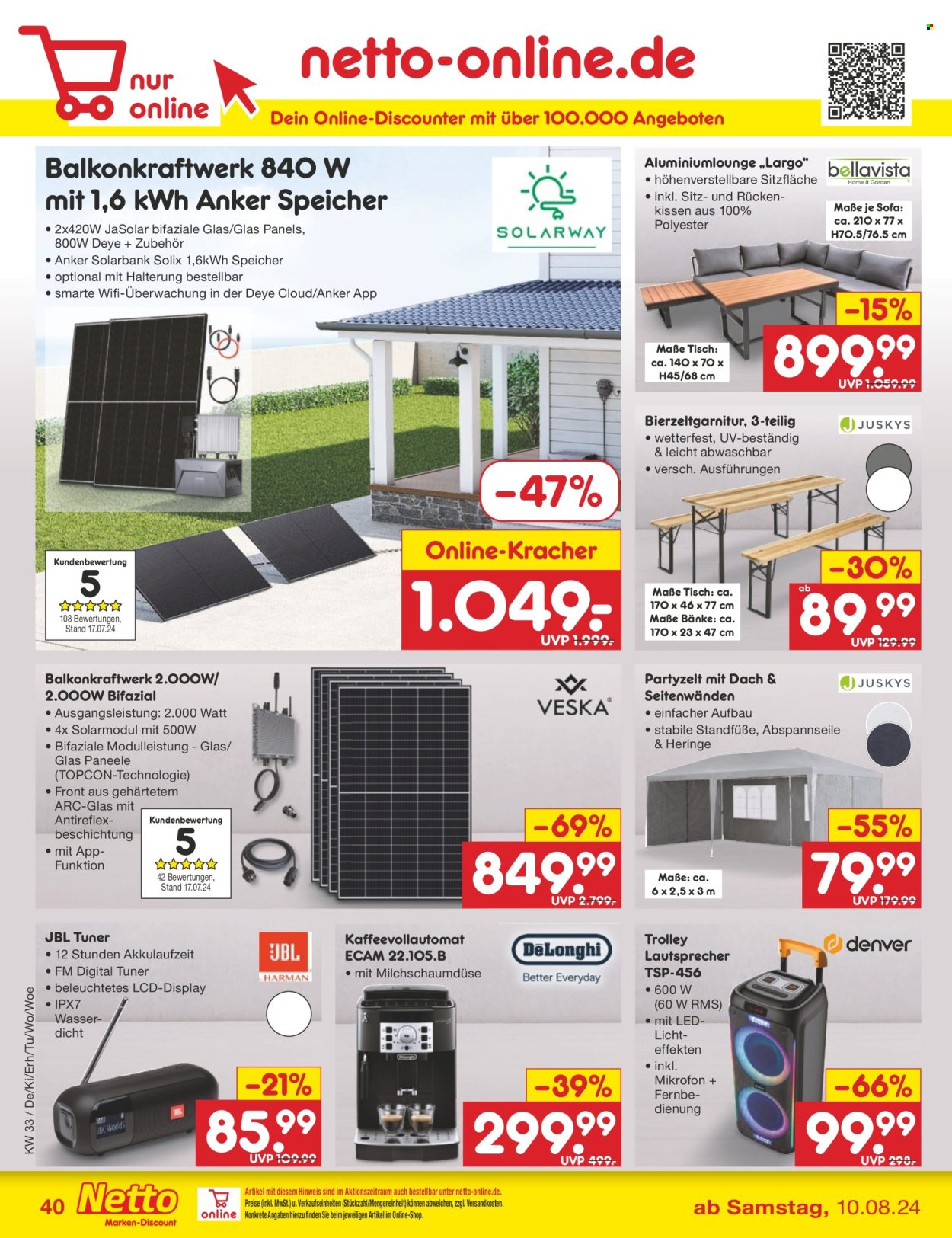 Netto Marken-Discount Prospekte  - 12.08.2024 - 17.08.2024. Seite 52