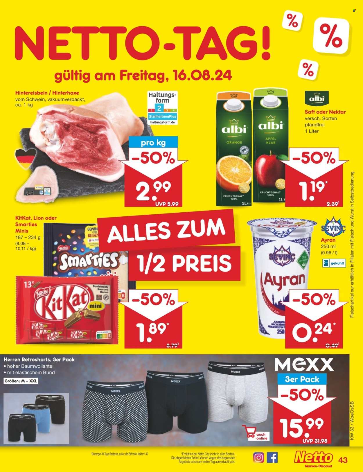 Netto Marken-Discount Prospekte  - 12.08.2024 - 17.08.2024. Seite 55