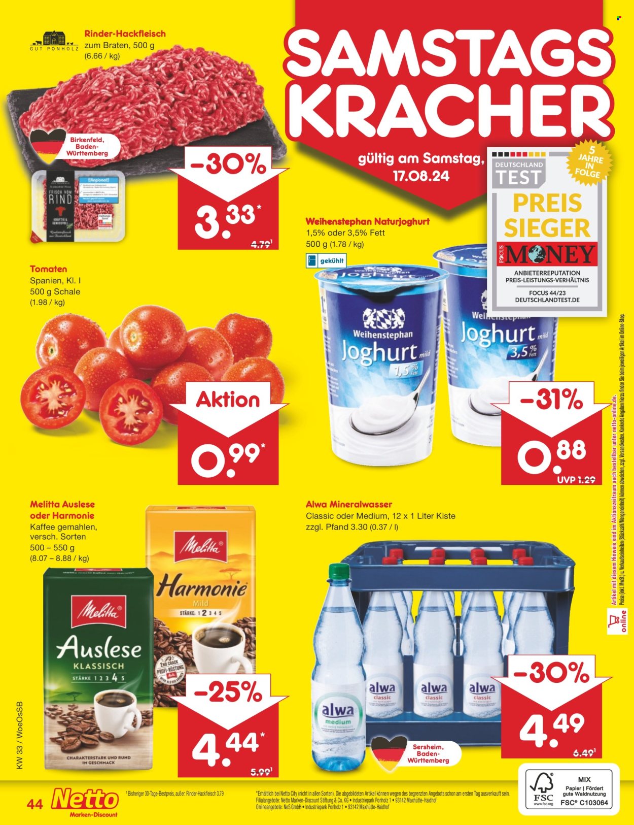Netto Marken-Discount Prospekte  - 12.08.2024 - 17.08.2024. Seite 56