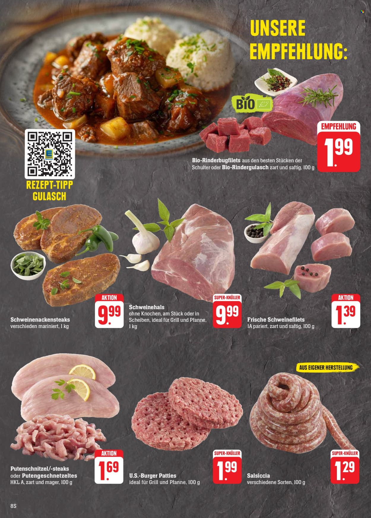 Edeka Prospekte  - 12.08.2024 - 17.08.2024. Seite 8