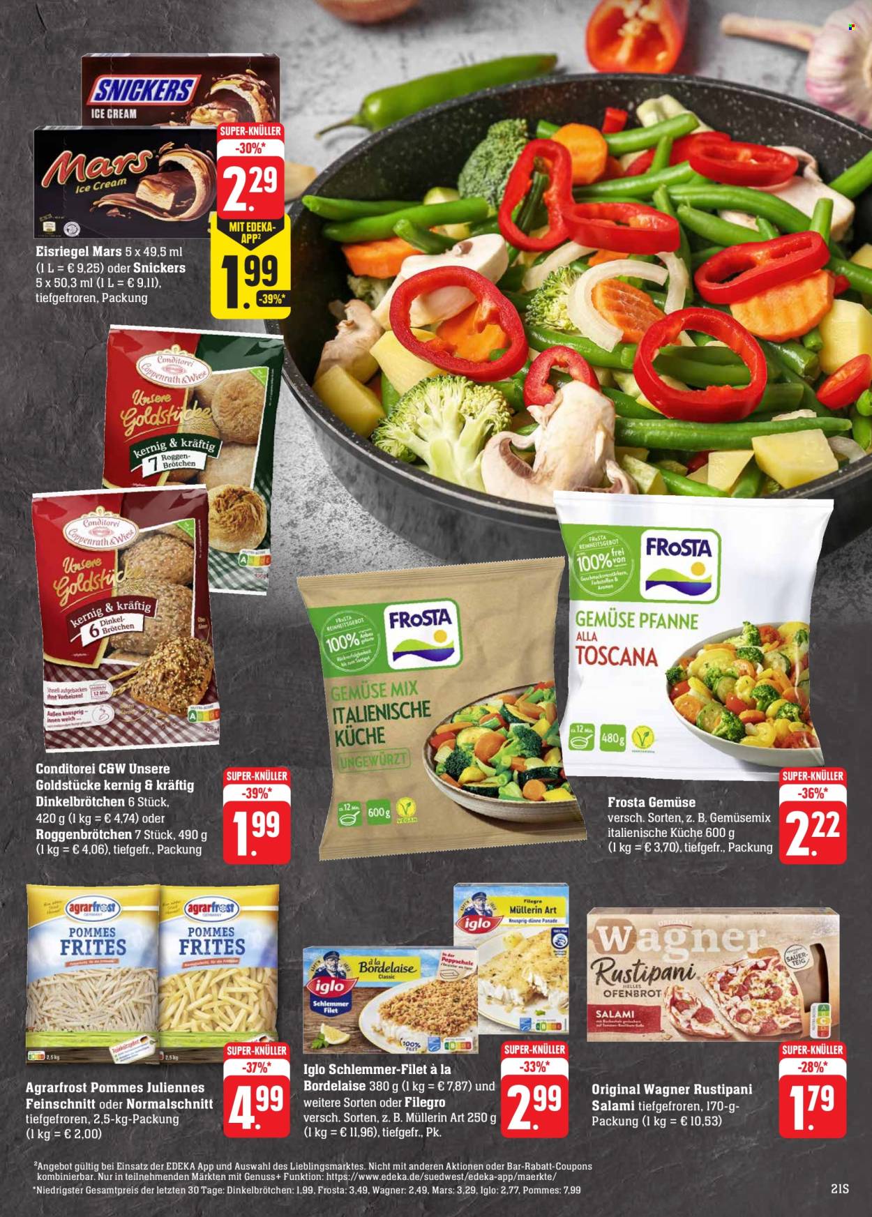 Edeka Prospekte  - 12.08.2024 - 17.08.2024. Seite 21