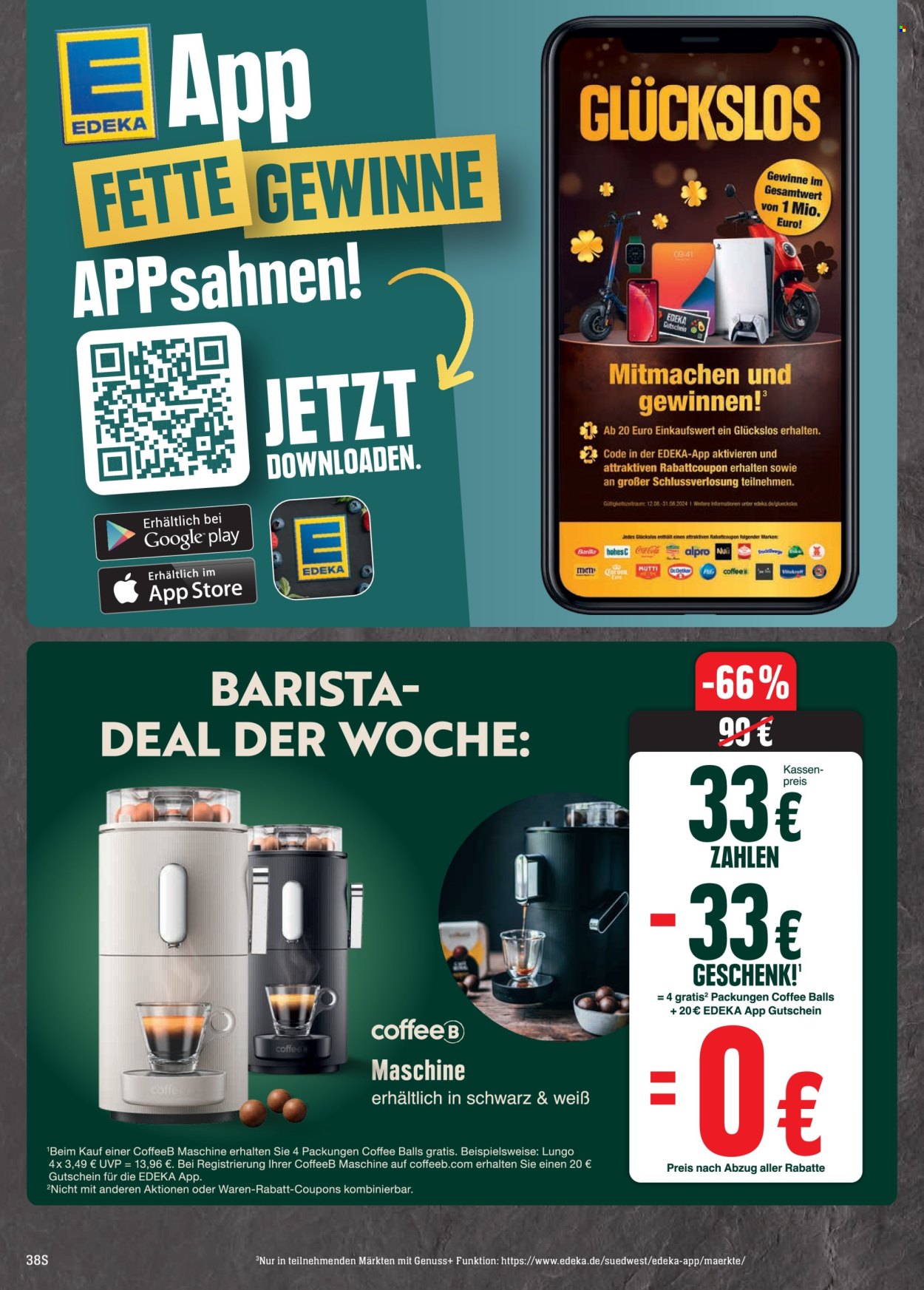 Edeka Prospekte  - 12.08.2024 - 17.08.2024. Seite 38