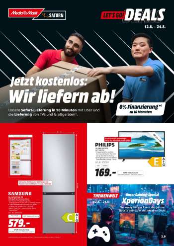 Prospekte MediaMarkt - 12.08.2024 - 24.08.2024.