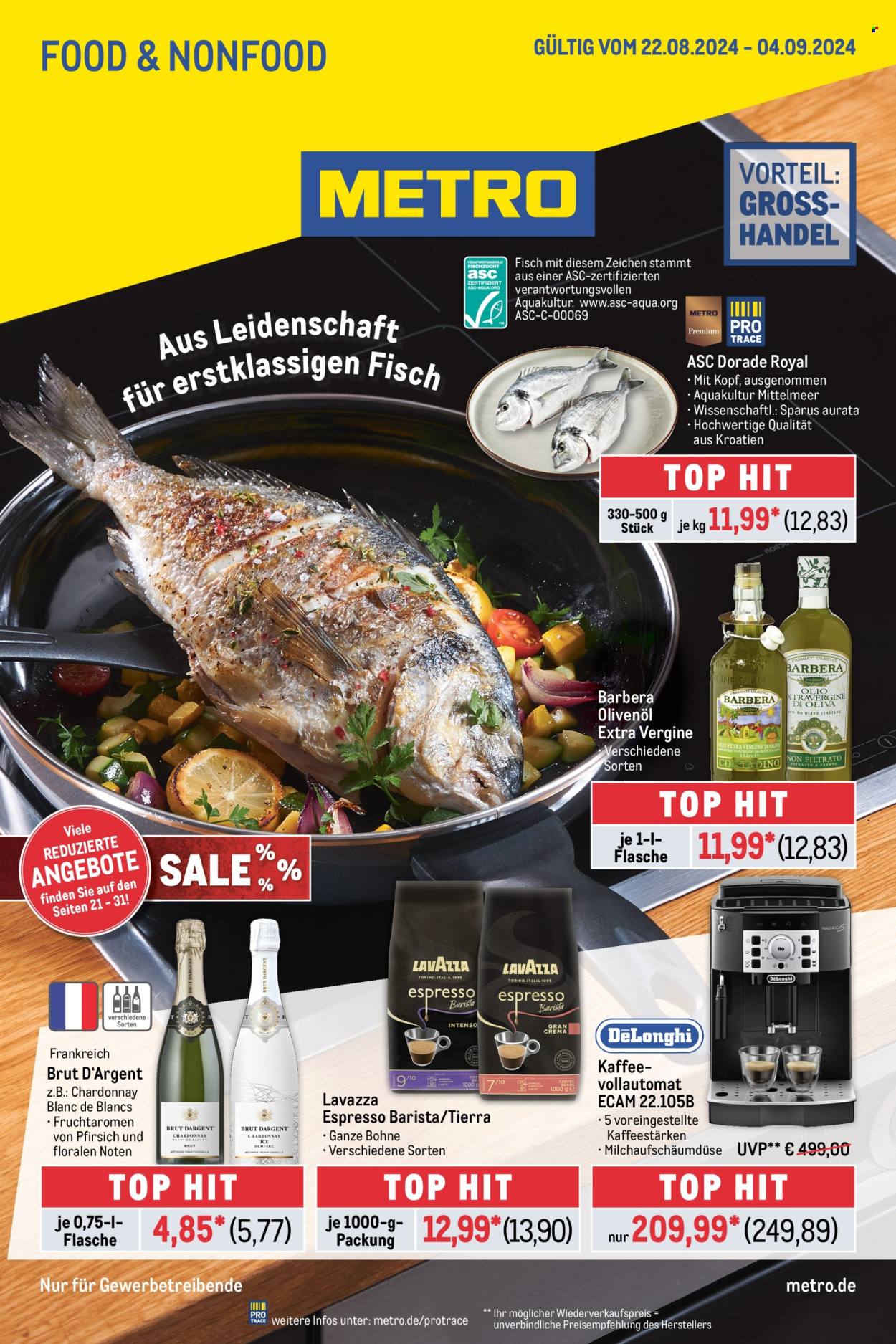 Metro Prospekte  - 22.08.2024 - 4.09.2024. Seite 1