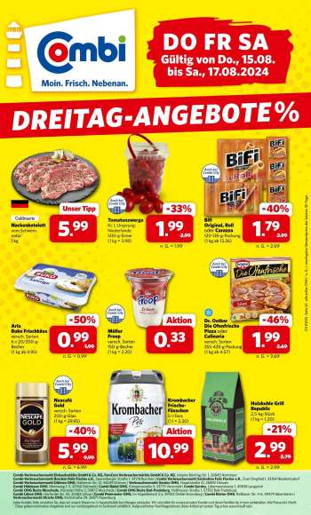 Prospekte Combi - 15.08.2024 - 17.08.2024.