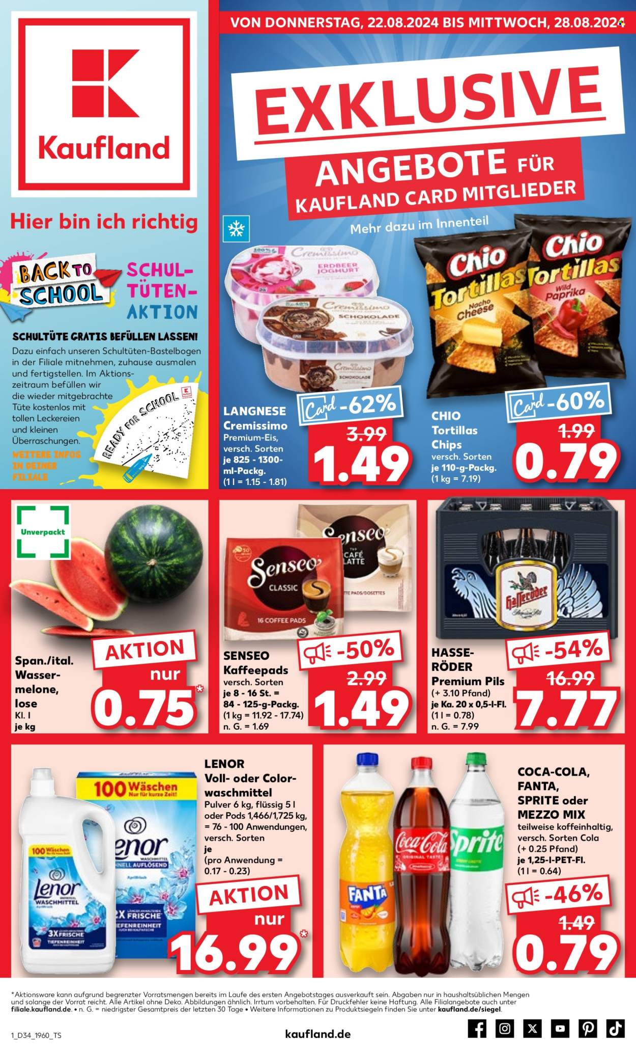 Kaufland Prospekte  - 22.08.2024 - 28.08.2024. Seite 1