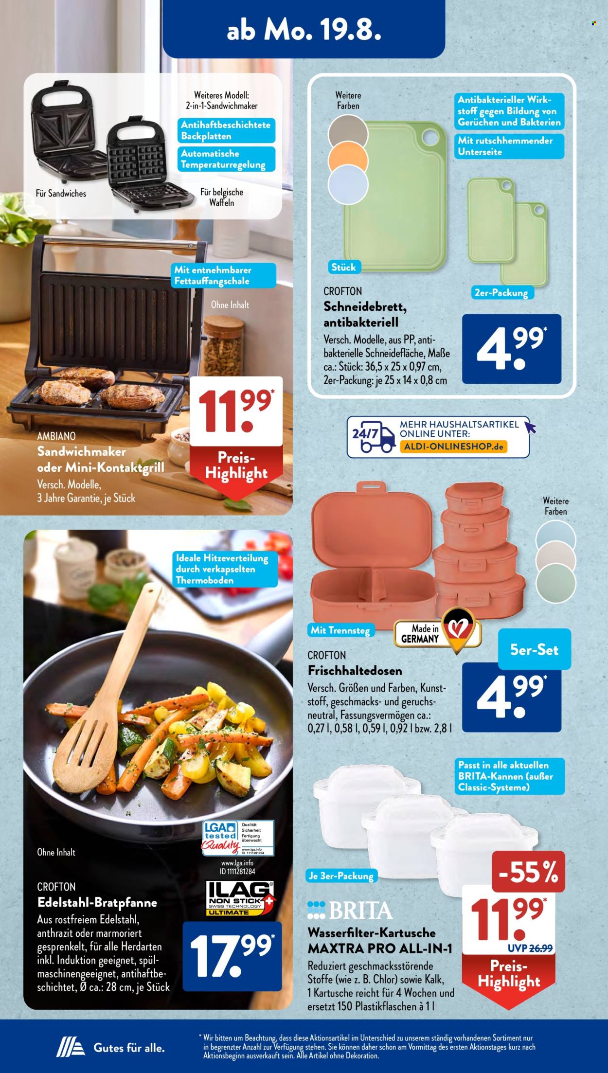 ALDI SÜD Prospekte  - 19.08.2024 - 24.08.2024. Seite 17