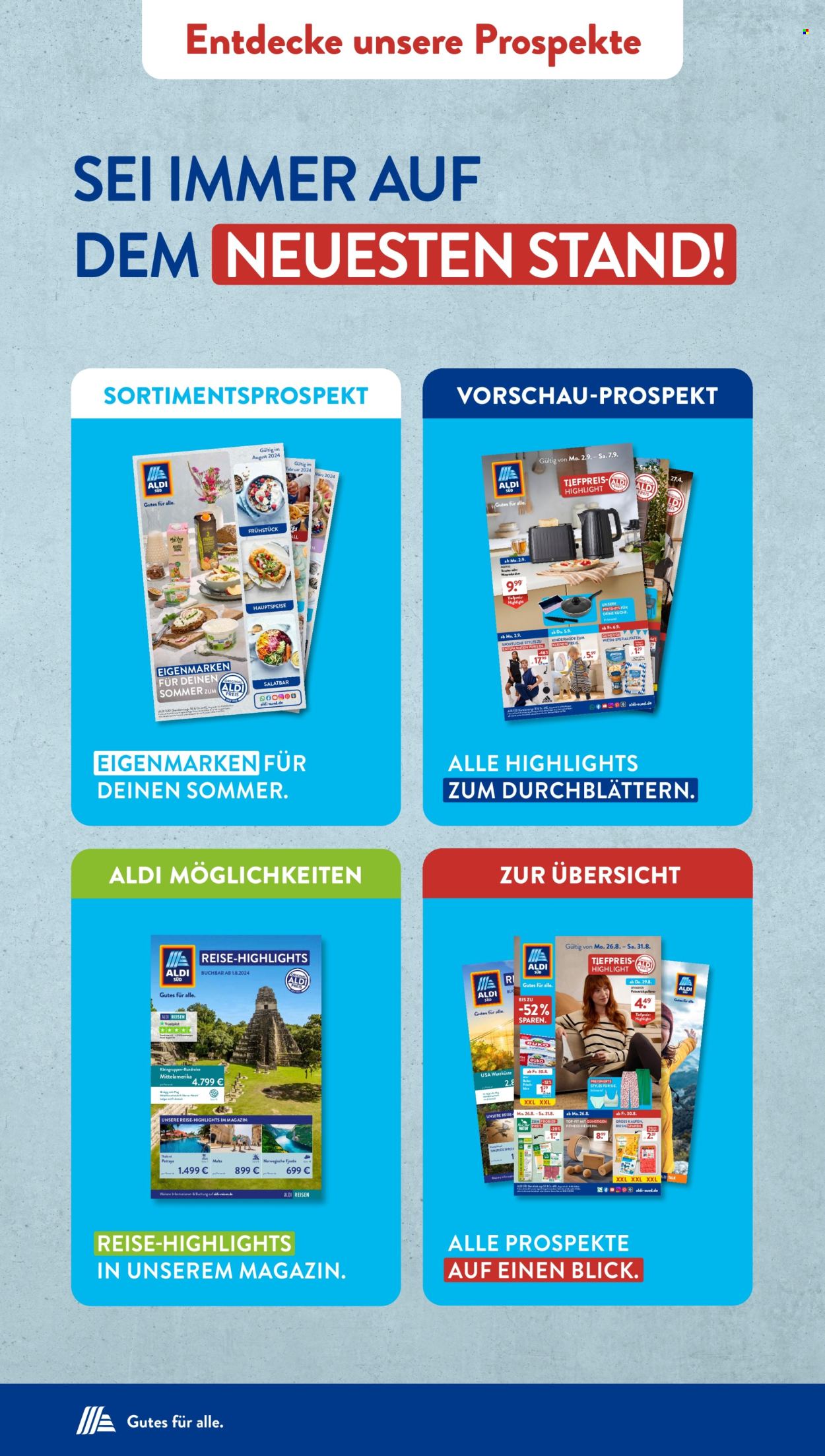 ALDI SÜD Prospekte  - 19.08.2024 - 24.08.2024. Seite 49