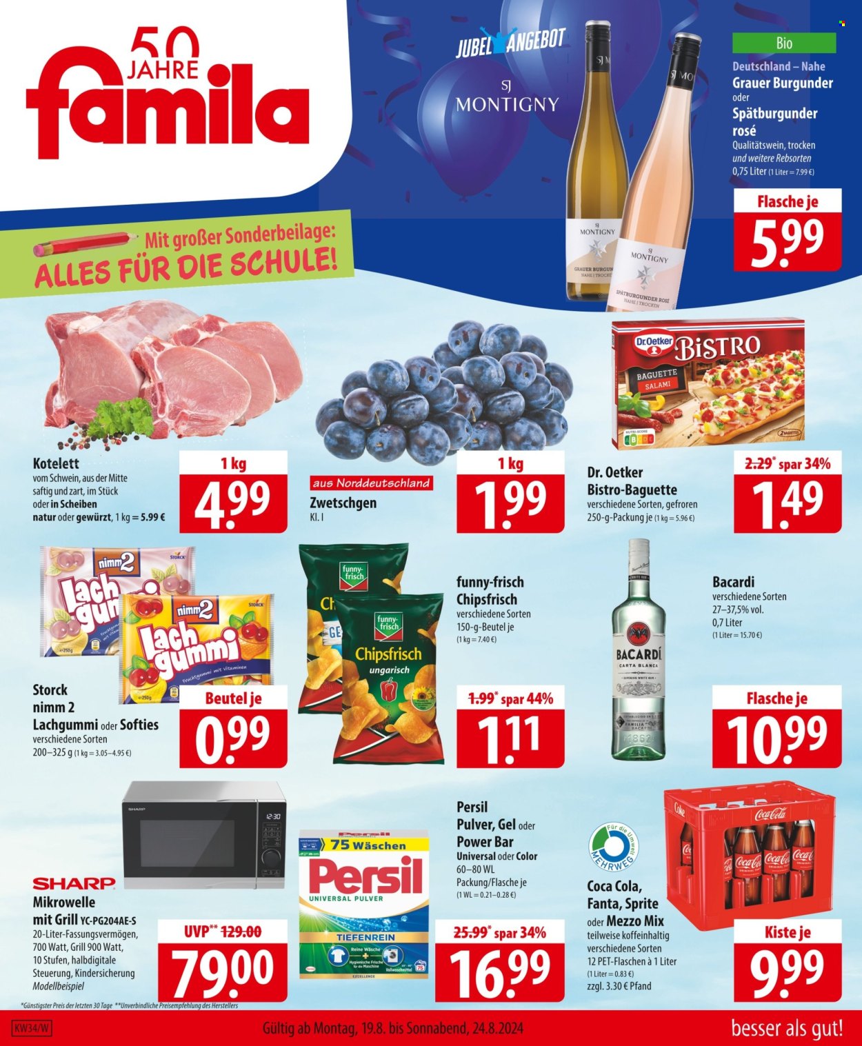famila Prospekte  - 19.08.2024 - 24.08.2024. Seite 1