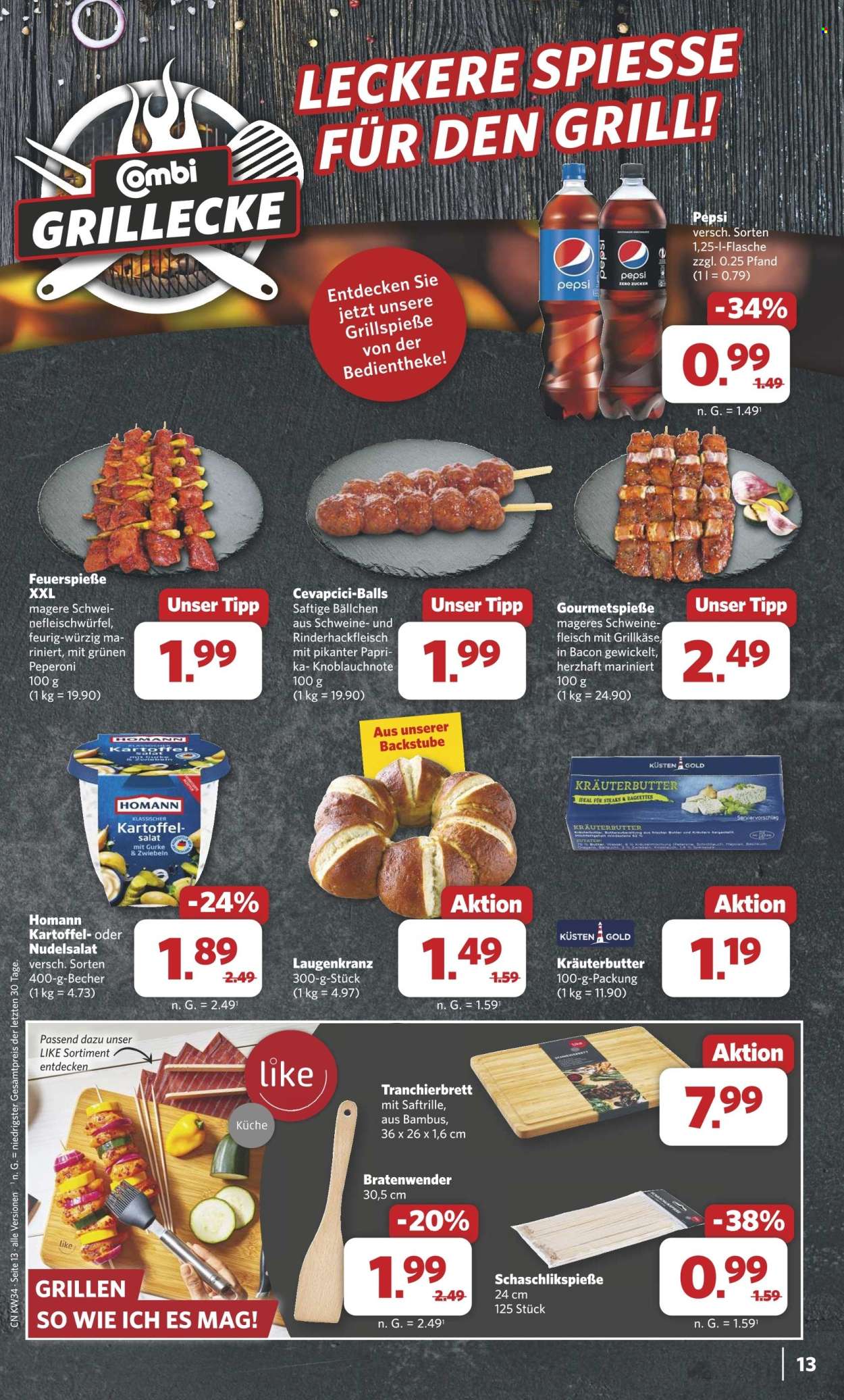 Combi Prospekte  - 19.08.2024 - 24.08.2024. Seite 13