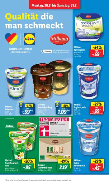 thumbnail - Milbona Reine Buttermilch