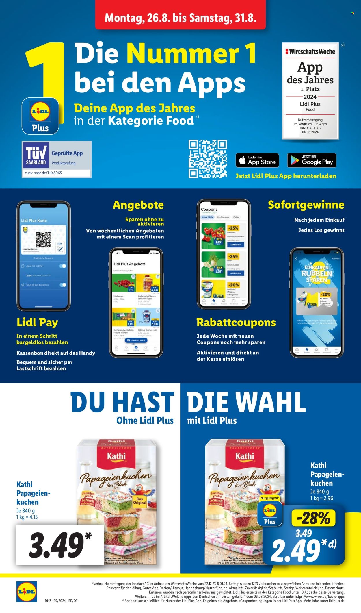 Lidl Prospekte  - 26.08.2024 - 31.08.2024. Seite 6