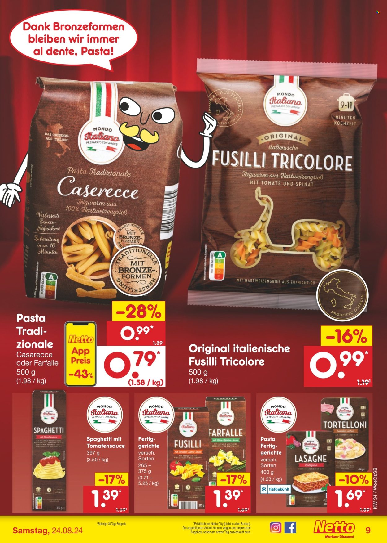 Netto Marken-Discount Prospekte  - 19.08.2024 - 24.08.2024. Seite 9