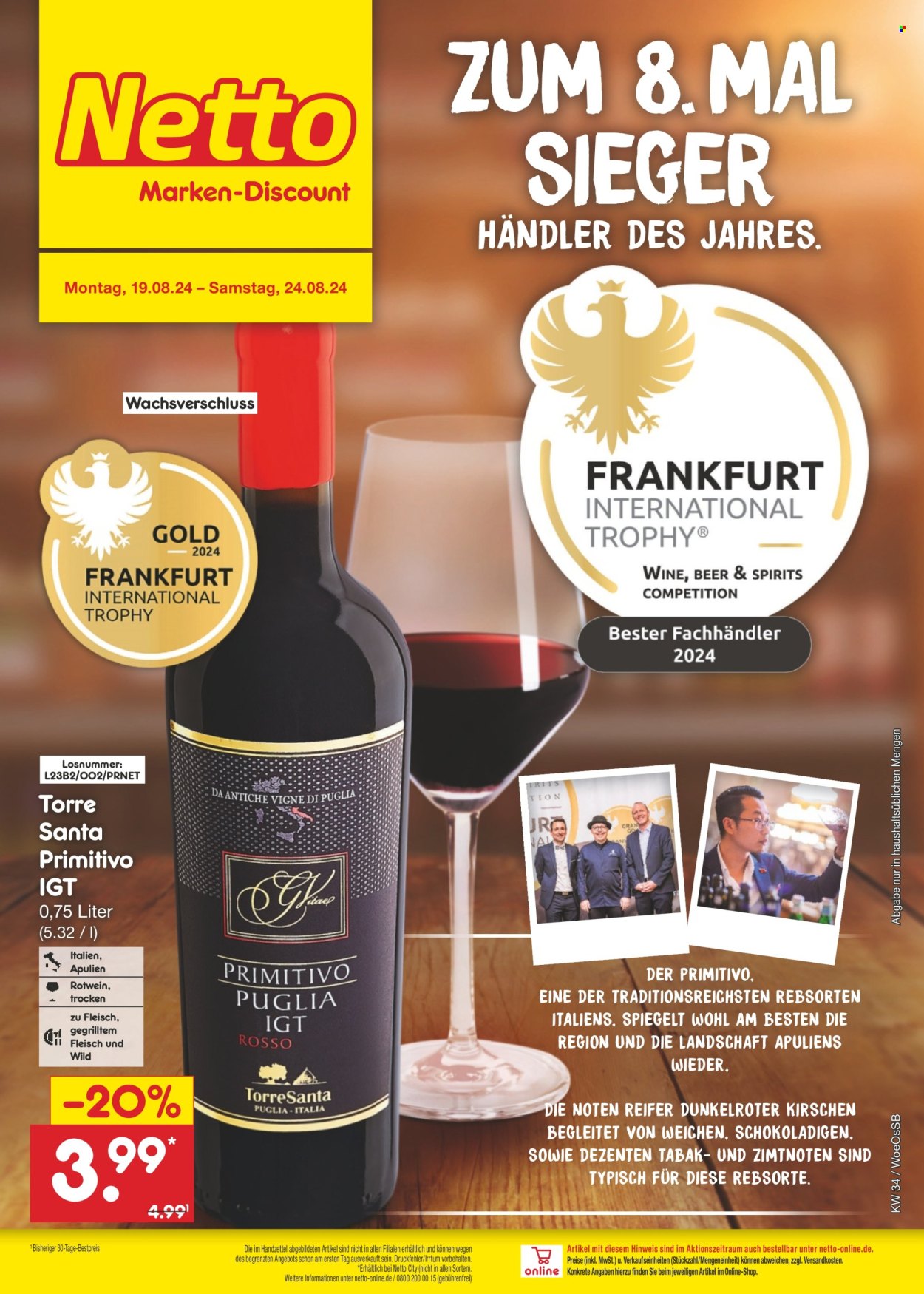 Netto Marken-Discount Prospekte  - 19.08.2024 - 24.08.2024. Seite 28