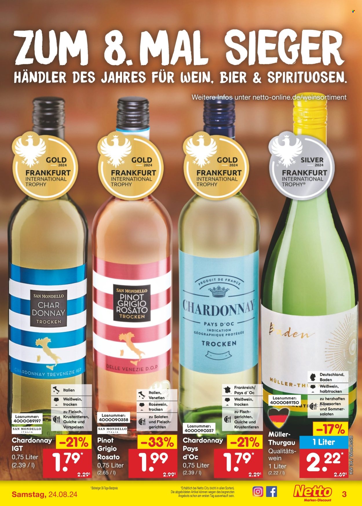Netto Marken-Discount Prospekte  - 19.08.2024 - 24.08.2024. Seite 31