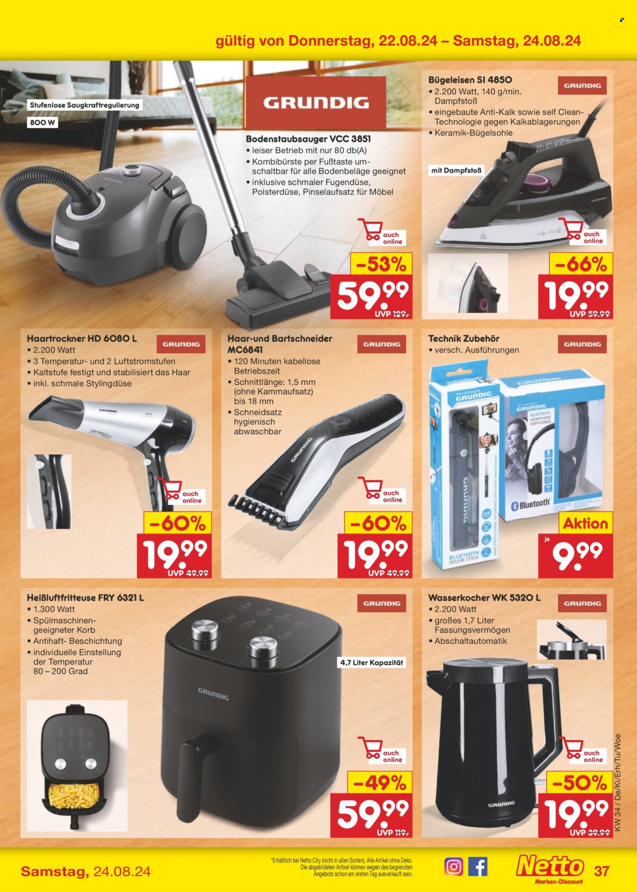 Netto Marken-Discount Prospekte  - 19.08.2024 - 24.08.2024. Seite 47
