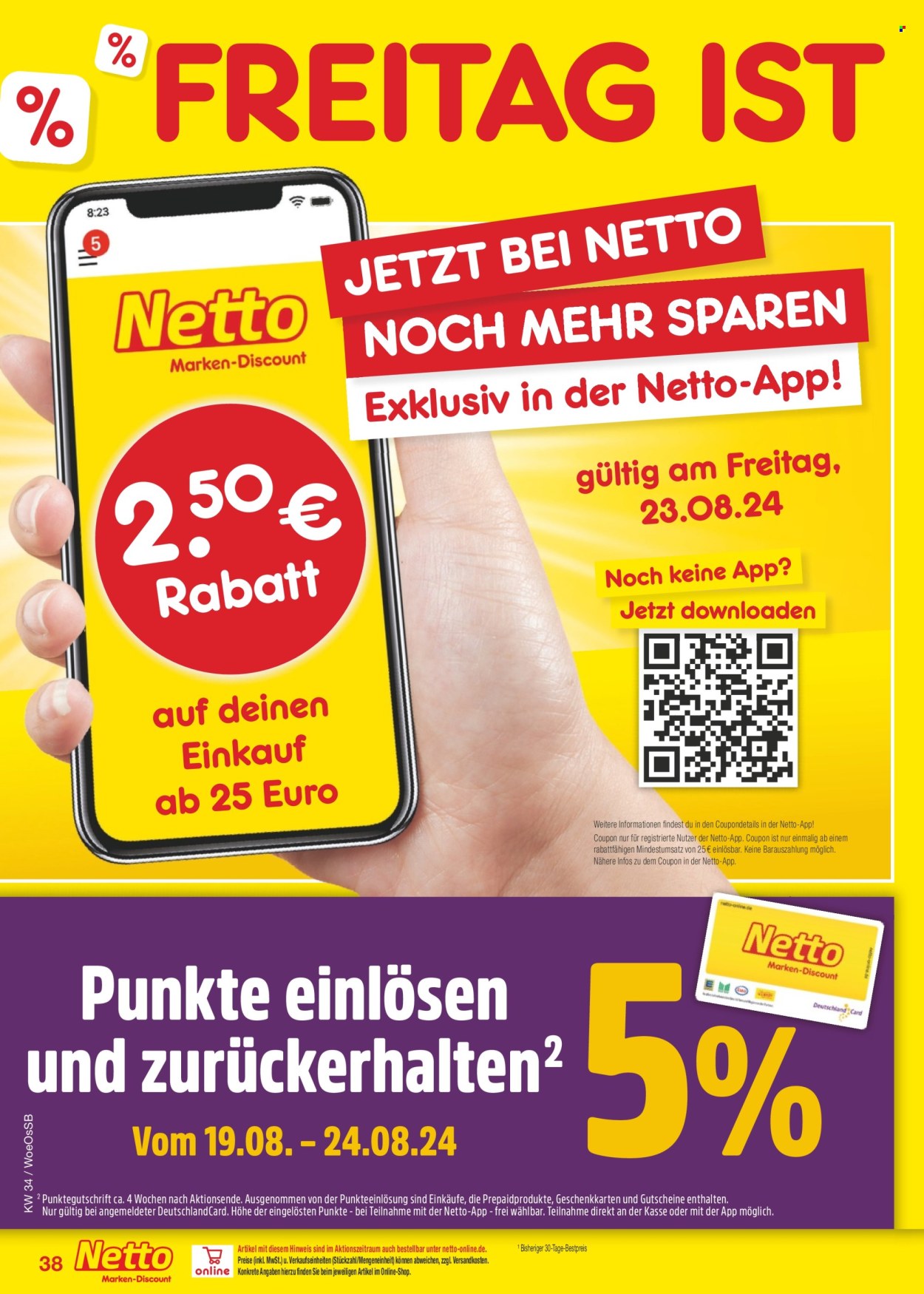 Netto Marken-Discount Prospekte  - 19.08.2024 - 24.08.2024. Seite 48