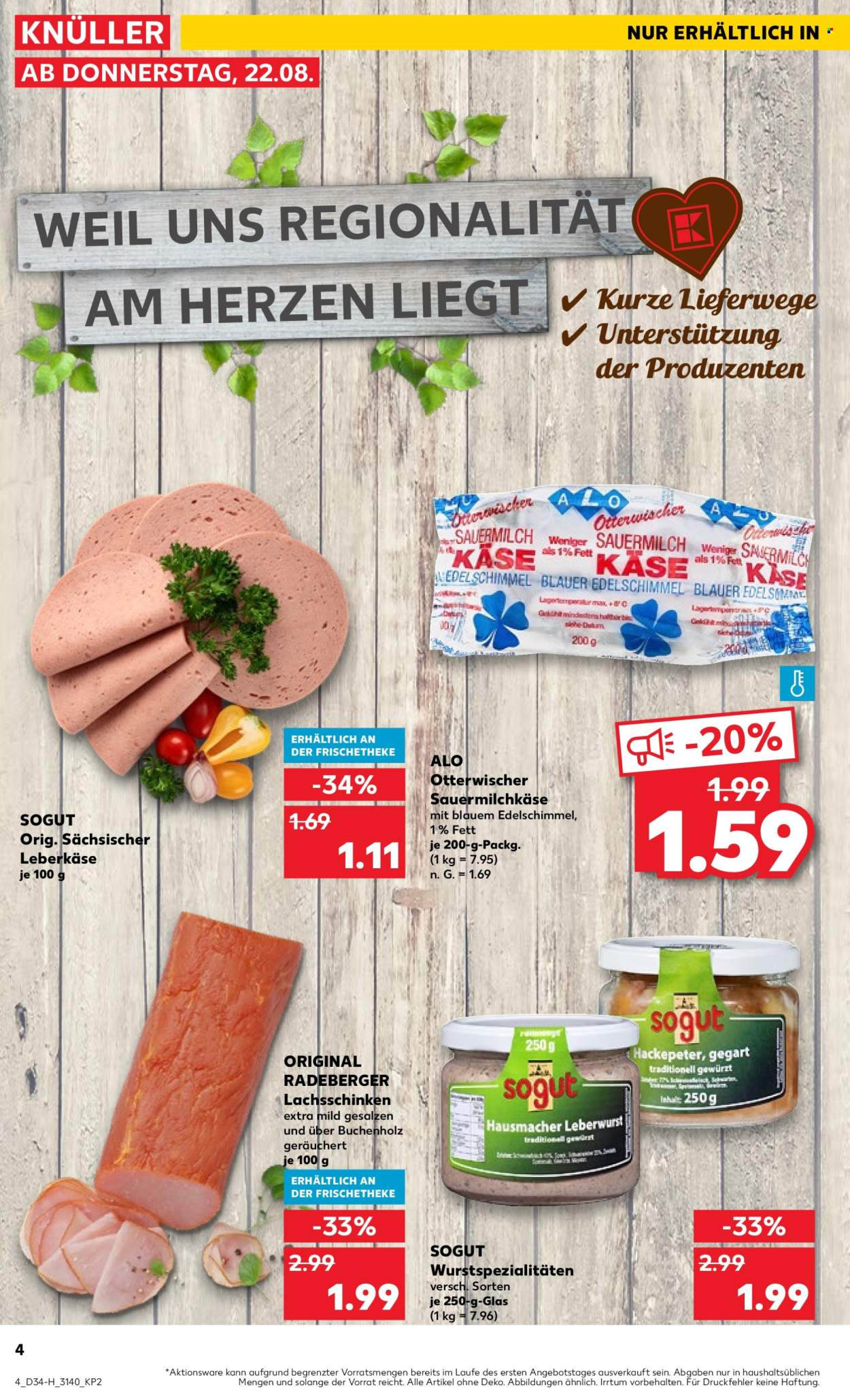 Kaufland Prospekte  - 22.08.2024 - 28.08.2024. Seite 4