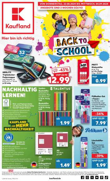 Prospekte Kaufland - 22.08.2024 - 4.09.2024.