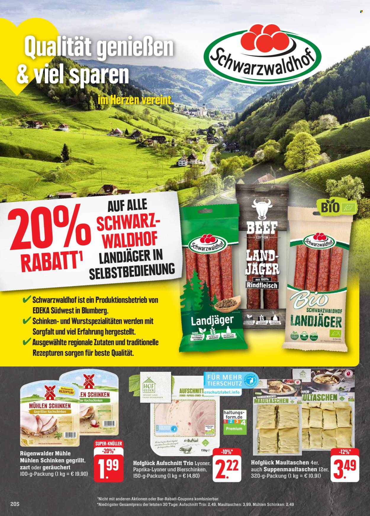 Edeka Prospekte  - 19.08.2024 - 24.08.2024. Seite 20
