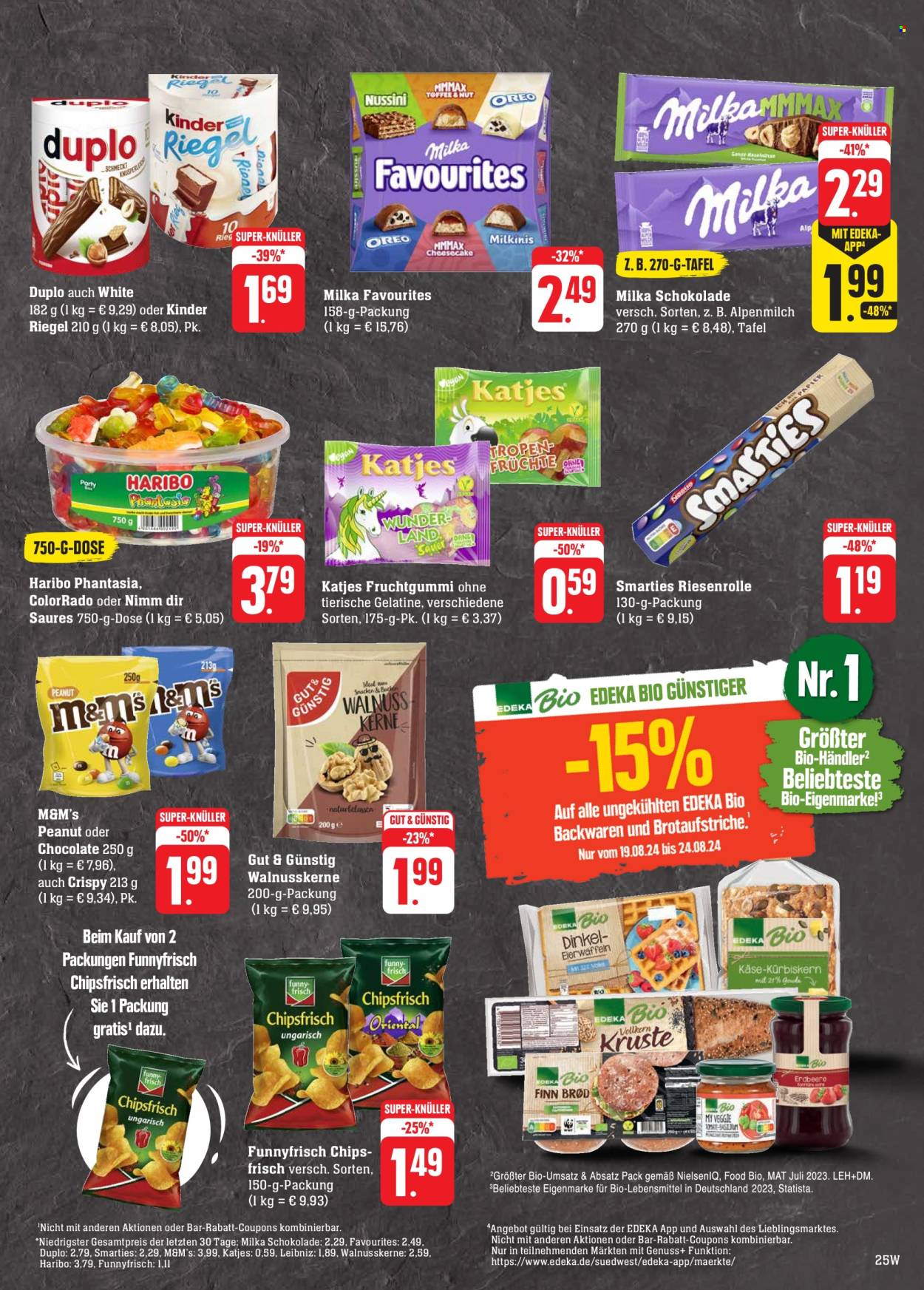 Edeka Prospekte  - 19.08.2024 - 24.08.2024. Seite 25