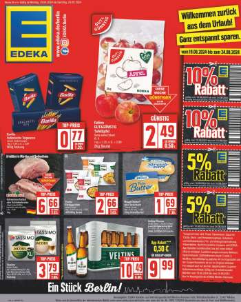 Prospekte Edeka - 19.08.2024 - 24.08.2024.