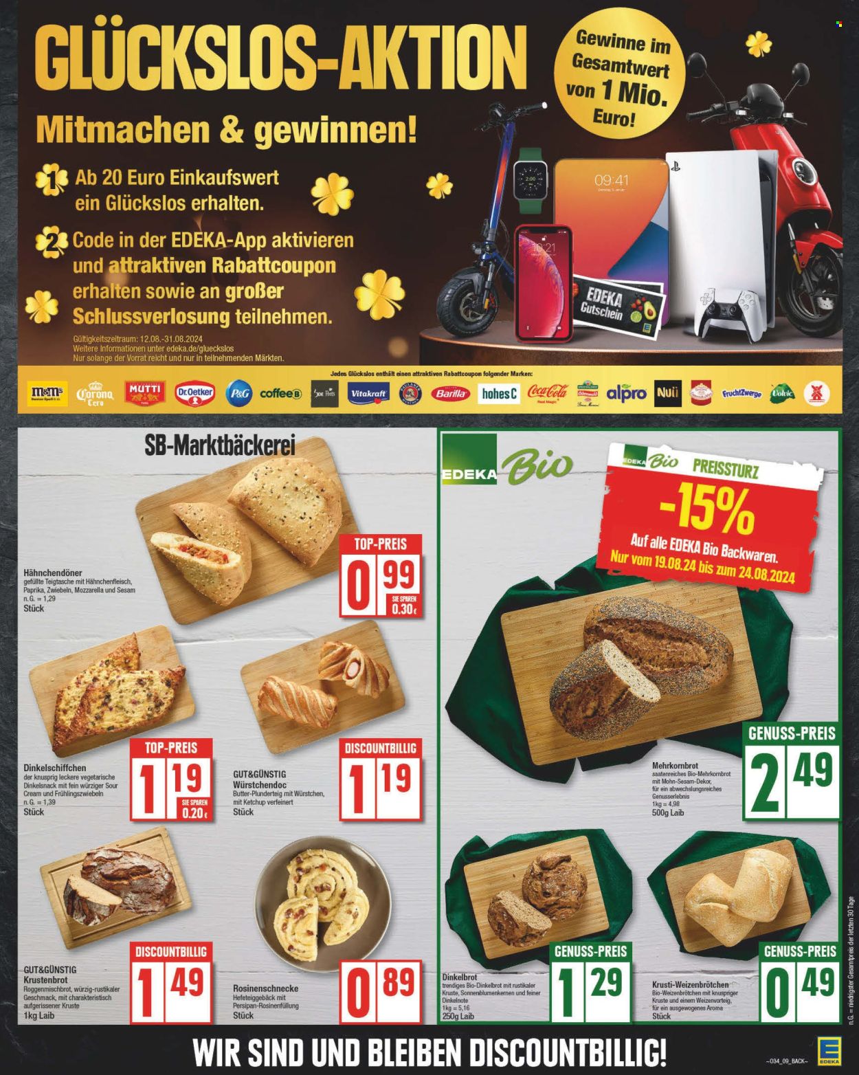 Edeka Prospekte  - 19.08.2024 - 24.08.2024. Seite 9