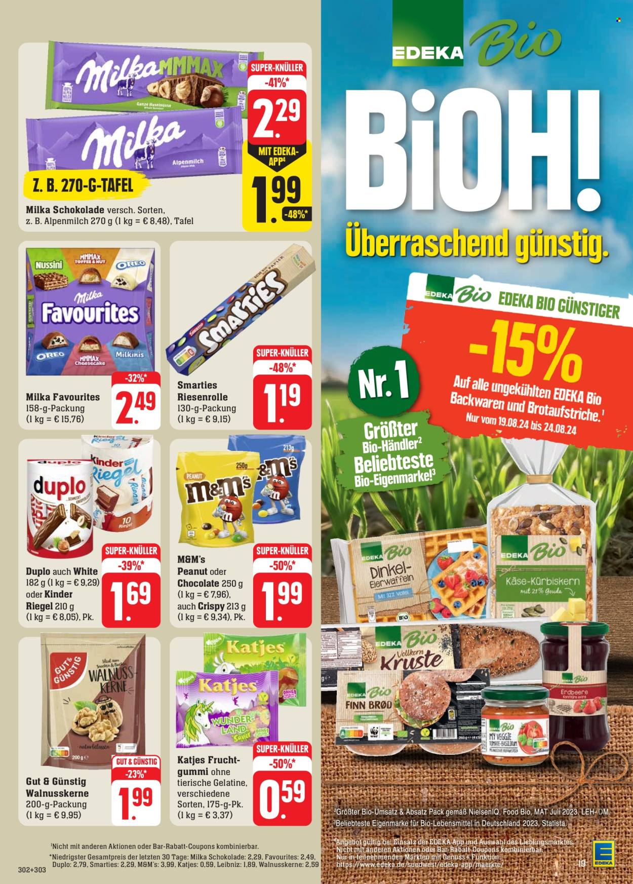 Edeka Prospekte  - 19.08.2024 - 24.08.2024. Seite 21