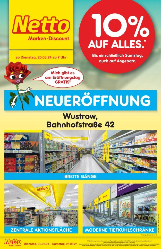 Netto Marken-Discount Prospekte  - 20.08.2024 - 24.08.2024. Seite 1