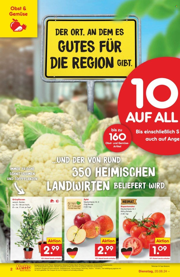 Netto Marken-Discount Prospekte  - 20.08.2024 - 24.08.2024. Seite 2