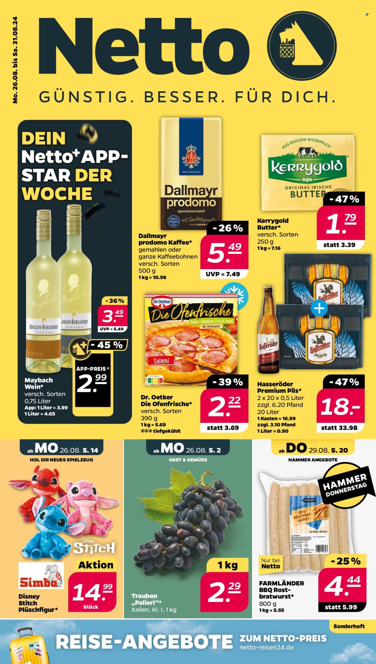 Netto Prospekte  - 26.08.2024 - 31.08.2024. Seite 1