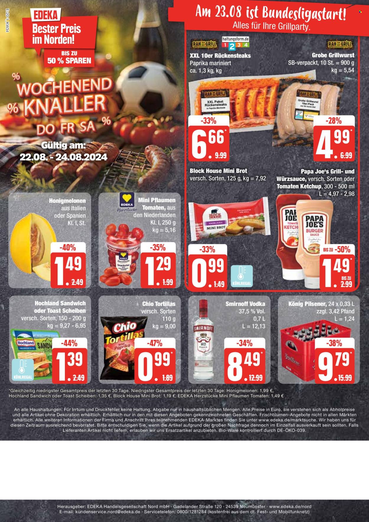 Edeka Prospekte  - 19.08.2024 - 24.08.2024. Seite 20