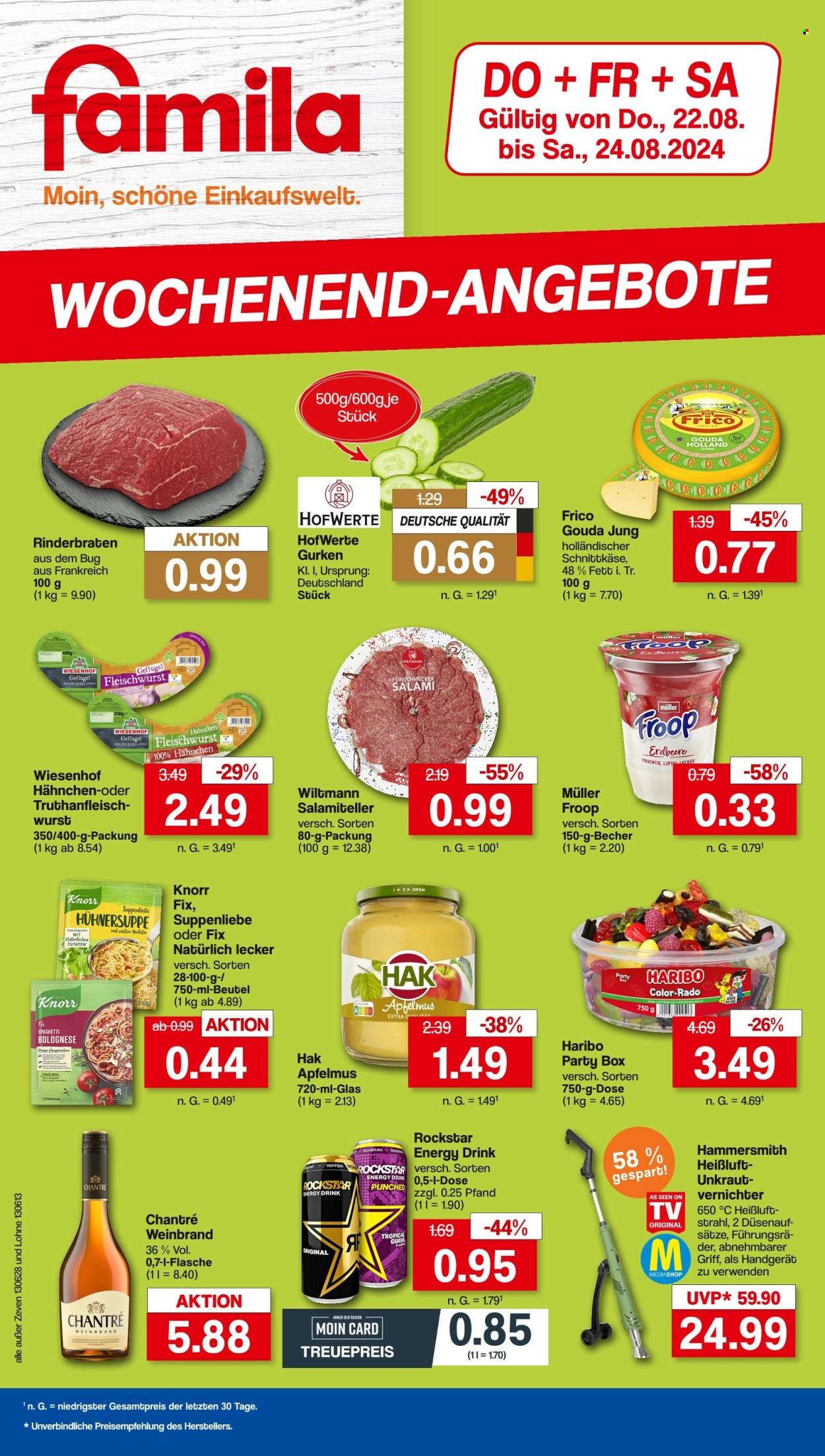 famila Prospekte  - 22.08.2024 - 24.08.2024. Seite 1