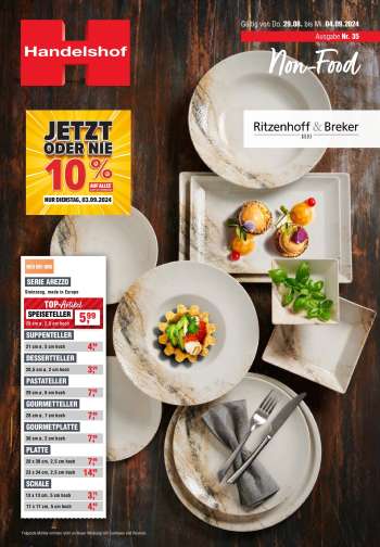 Prospekte Handelshof - 29.08.2024 - 4.09.2024.