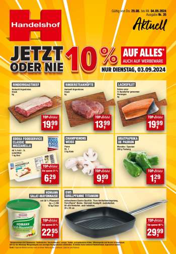 Prospekte Handelshof - 29.08.2024 - 4.09.2024.